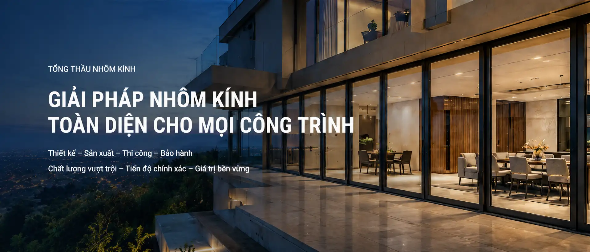 công ty CP tổng thầu nhôm kính