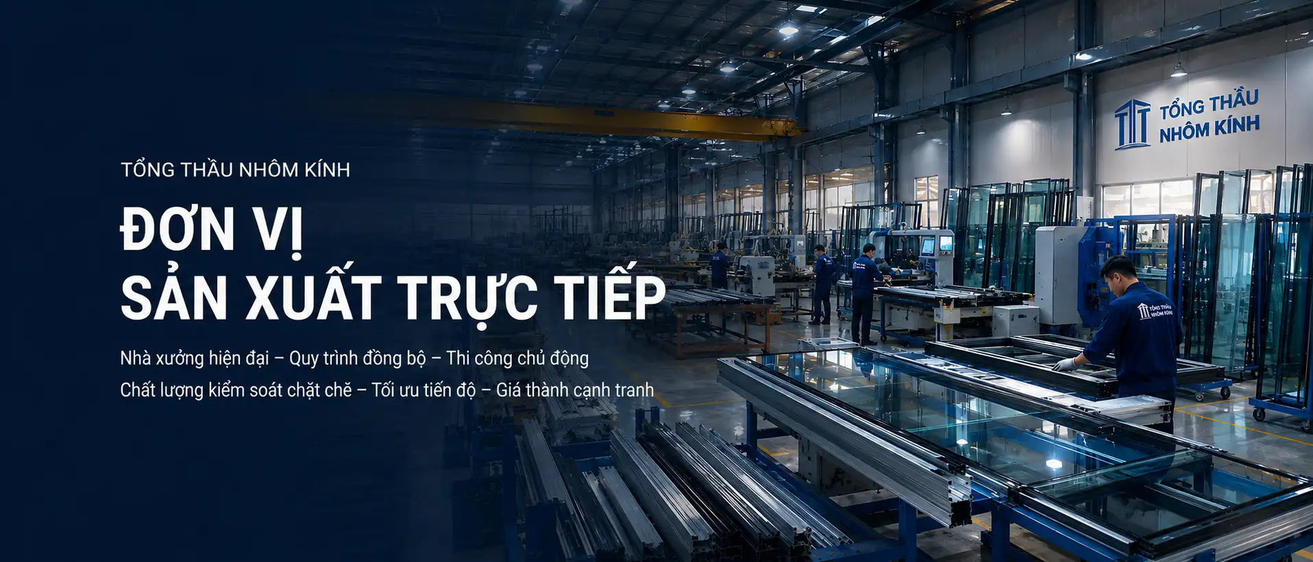công ty CP tổng thầu nhôm kính