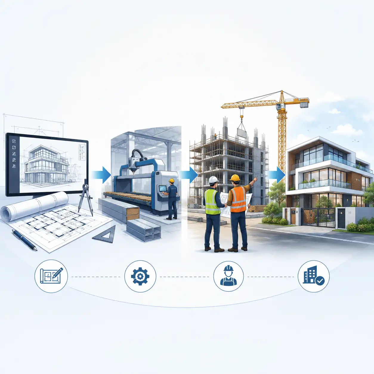 thi công trọn gói các công trình nhôm kinh, tổng thầu